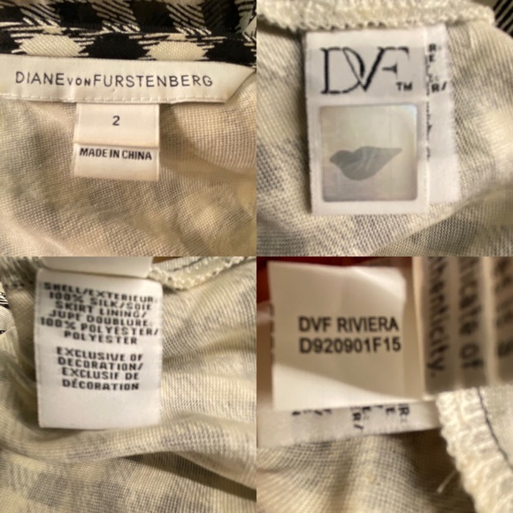 Diane von Furstenberg Riviera Gingham Wrap Dress DVF - Picture 8 of 8